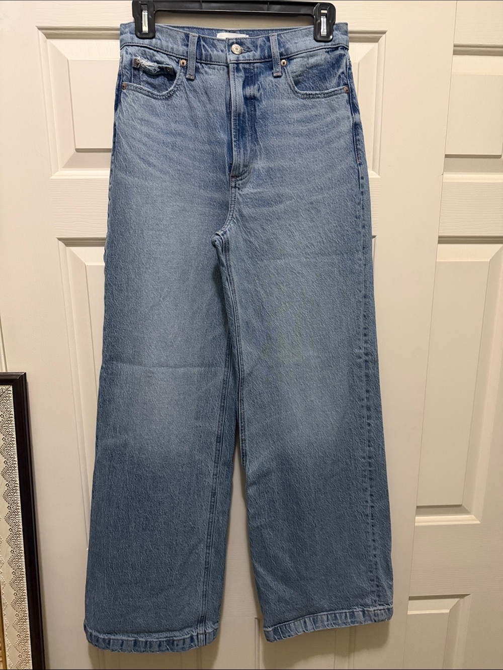 pistola Light Wash Wide-Leg Jeans